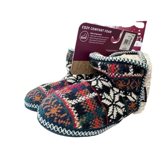 Muk Luks Slip Resistant Slippers Womens Size Small 5/6 Brand New - Picture 1 of 9